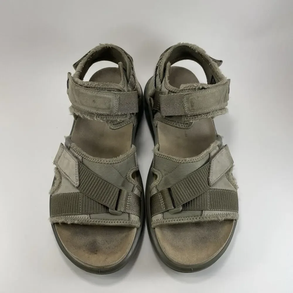 ECCO Exowrap 3 Strap Sport Sandal Active Phorene Mens Size 10-10.5/44 Taupe